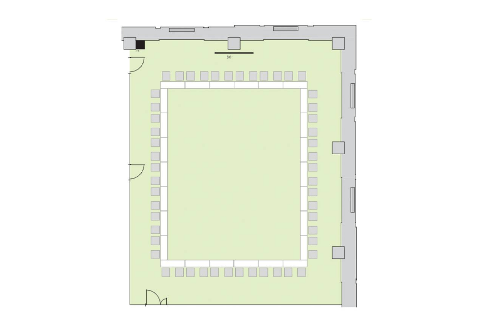 Room A ロの字形式