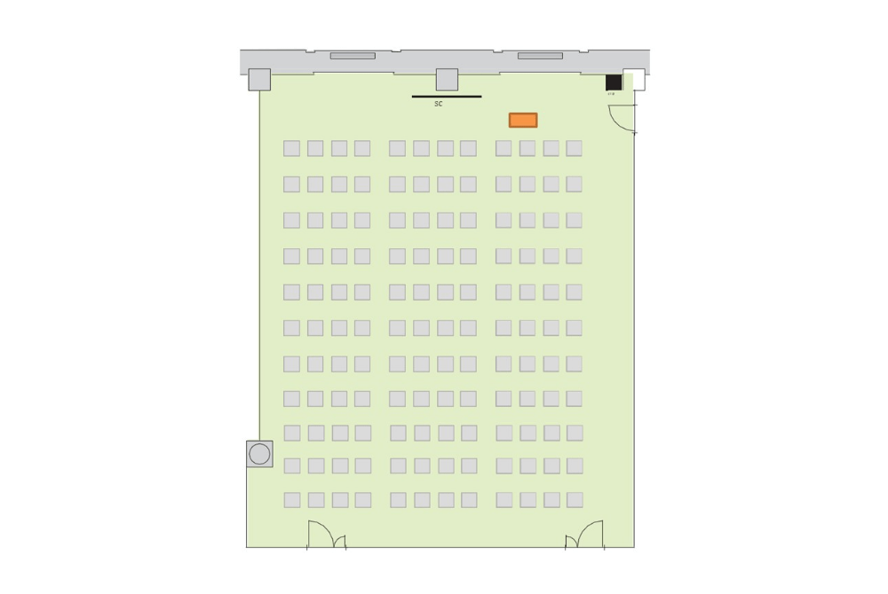 Room B シアター形式